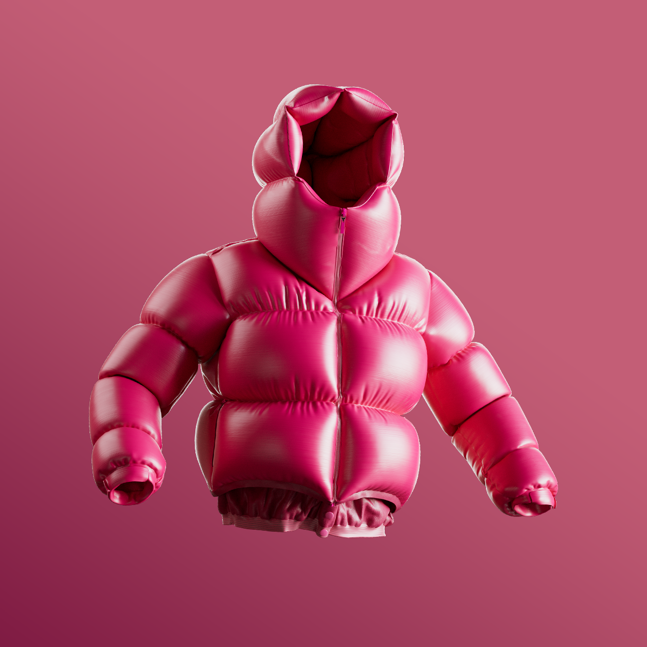 HM Move Rosa Puffer Jakke