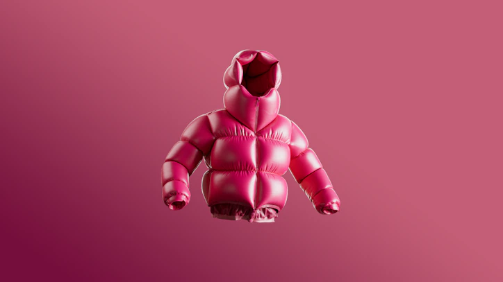 Rosa Puffer Jakke Header 2