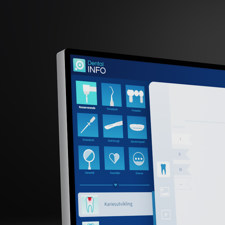 Ferrule Media Dental Info Case Fremhevet bilde