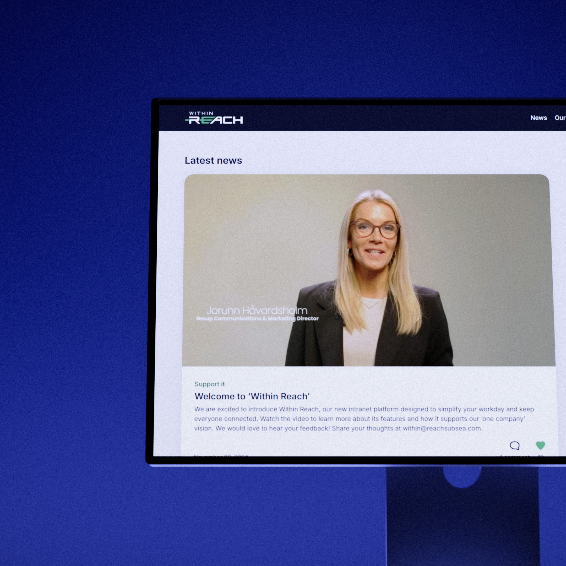 Reach Subsea Intranett 1x1