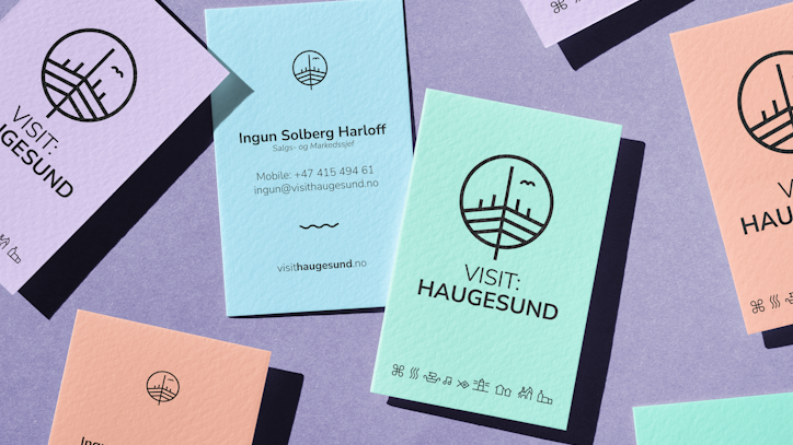 Visittkort Visit Haugesund